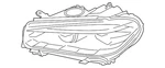 Genuine Bmw Composite Headlamp 63-11-7-317-110. Fixed Price $1795.41.