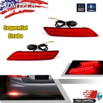 For 2013-2015 Honda Civic Sedan Red Lens Led Rear Bumper Reflector Brake Lights. Fixed Price $18.99.