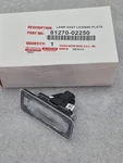 Oem License Plate Lamp Assembly For Toyota Corolla 2014 2019 #81270-02250. Fixed Price $23.74.