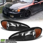 Black 1999 20001 2002 2003 2004 2005 Pontiac Grand Headlights Headlamp. Fixed Price $73.99.