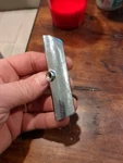 1950 Plymouth Lh Left Inner Parking Light Lens, 1343302, Cb 17469, Oem. Fixed Price $20.00.