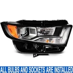 Passenger Right Projector Headlight Assembly W/ Bulbs Ford Edge 2015-2018. Fixed Price $129.99.