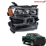 Rh Passenger Side Led Headlight Headlamp For 2019-2021 Chevrolet Silverado 1500. Fixed Price $89.89.