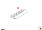 Genuine Led 3RD Third Black Stop Brake Lamp Bmw 6-SERIES E63 Coupe 2004-2007. Fixed Price $285.16.