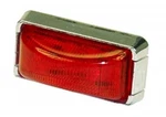 V150KR Peterson Sealed Red Clearance Marker Light W/ Chrome Bezel. Fixed Price $7.50.