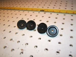 Mercdes R107 , C107 Slc W123 Taillight Bulb Holders Black Plastic Oem 4 Nuts. Fixed Price $27.99.