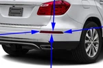 New***mercedes W166 Rear Bumper Right Reflector Rh GL350 GL450 GL550 Genuine. Fixed Price $59.95.
