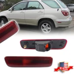 2X Red Lens Rear Bumper Side Marker Corner Lights For 1999-2003 Lexus RX300. Fixed Price $12.99.