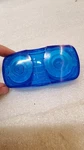 Signal-stat Oval Side Marker Light Lense 12M Blue 4X2. Fixed Price $17.99.