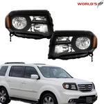 Left+right Halogen For Honda Pilot 2012-2015 Headlights Assembly Black Housing. Fixed Price $87.76.