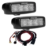 Rigid Industries Sr-q Series Pro Back Up Led Light Kit Diffused Lens Pair 980023. Fixed Price $449.99.