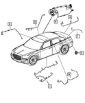 Genuine Mopar Rear Fascia Wiring 5059133AA. Fixed Price $69.76.