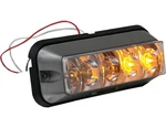Buyers Products 8891105 Raised 5" Amber/clear Led Strobe Light W/ 19 Flash. Fixed Price $52.95.