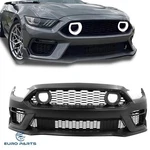 Fits 2015 2016 2017 Ford Mustang Led Grille Front Bumper Cover Mach Style. Fixed Price $549.00.