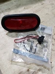 Truck-lite 60013R Incandescent Red 12V Oval Stop Light, Black Grommet X. Fixed Price $29.50.