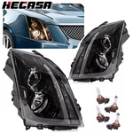 Hecasa Pair Halogen Headlight For Cadillac Cts 2008-2015 Left And Right W/bulbs. Fixed Price $124.30.