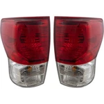 Tail Light Lamp Set For 2010-2013 Toyota Tundra Driver And Passenger With Bulb. Fixed Price $116.46.