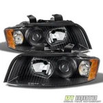 Black 2002-2005 Audi A4 S4 B6 Quattro Projector Headlights Replacement 02-05 Set. Fixed Price $175.99.