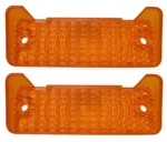 New Trim Parts Amber Parking Light Lens Pair / For 1968-69 Chevy 2 Nova A3055. Fixed Price $59.99.