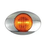 Trux TLED-G2A Generation 3"X2" Oval Chrome Amber Side Marker Light. Fixed Price $21.07.