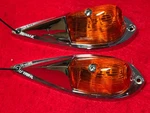 Nos Yankee 77 Streamlined Clearance Cab Marker Lights Lamps Amber SAE-P-66. Fixed Price $115.00.