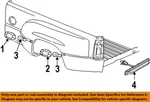 Gm Oem 07-14 Sierra 1500 Rear Identification Lamps-marker 15793901. Fixed Price $93.12.