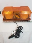 Vintage Federal Signal "highlighter" Amber Bar - Suction Cup Mount Tested. Fixed Price $119.95.