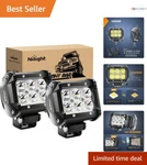 2PCS Led Road Lights 18W Spot Beam Waterproof For Suv Boat 4" Jeep. Fixed Price $27.99.
