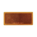 Pack Optronics RE10AB Stick-on Rectangular Reflectors 3-3/16 Amber Rv/trailer. Fixed Price $12.95.