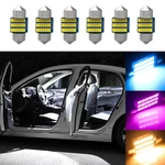 6X Led Festoon Bulbs 31MM 3014 Dome Map Interior Light DE3175 DE3022 4COLOR. Fixed Price $12.99.