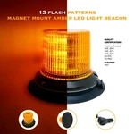 Proled Magnet Mount Amber Light Beacon With 12 Flash Patterns, 10-30 Volt Dc. Fixed Price $128.95.