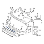 For Hyundai Santa Fe 2021-2023 92409S1510 Rear Center Reflector Panel. Fixed Price $67.56.