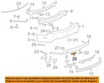 Gm Oem 89-23 Acadia Limited Rear Bumper Components-reflector 25805313. Fixed Price $37.12.