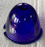 Vintage Blue Glass Watermelon Lens For Cab Lights Kenworth Autocar Peterbilt. Fixed Price $13.99.