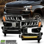 For 2019-2021 Chevy Silverado 1500 Oe Styl Full Headlights W/led Signal Lamp. Fixed Price $539.99.