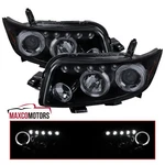 Smoke Projector Headlights Fits 2008-2010 Scion Xb Led Halo Lamps L+r Pair 08-10. Fixed Price $198.49.