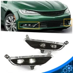 For Chrysler 200 15-17 Left Right Clear Led Fog Lights Bumper Lamps Pair Set. Fixed Price $78.50.