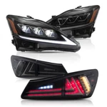 For 2006-2015 Lexus Is Smoke Lens Tail 3*PROJECTOR Headlights Amber Side. Fixed Price $569.99.