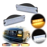 For 91-93 Dodge D150 250 350, W150 Front Bumper Drl Signal Lights Clear. Fixed Price $69.99.