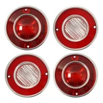 4PCS Rear Tail Lights Backup Red Lens For 1975-1979 Chevrolet Corvette C3. Fixed Price $27.93.