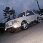 White Halo Led Fog Lamps Light Kit For 1998-2006 Lincoln Navigator. Fixed Price $124.91.