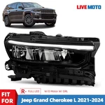 For 2021-2024 Jeep Grand Cherokee Full Led Headlight Right W/o Afs Motor W/drl. Fixed Price $232.99.