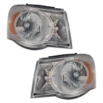 For Chrysler Aspen 07-09 Headlight Set Driver & Passenger Side Replacement. Fixed Price $258.81.