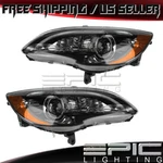 2011-2014 Chrysler 200 Black Bezel Headlights Headlamps Left Right Sides Pair. Fixed Price $251.51.