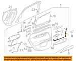 Gm Oem 13-19 Xts Rear Door Interior Trim-led Unit 20989671. Fixed Price $78.96.
