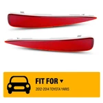 Rear Bumper Reflector For 2012 2013 2014 Toyota Yaris Driver Passenger Red Epm. Fixed Price $18.99.