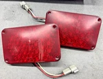 Weldon 3-WIRE Rectangular Red Light Sae WW2W5 00 IPP2RST Dot Lot Of Fs. Fixed Price $49.99.