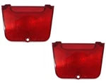 1962 1963 1964 Chevy Ii/ Nova Back Up Light Lens Red Pair Trim Parts Made In Usa. Fixed Price $40.50.