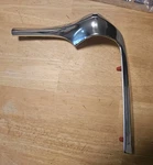 1968-1972 Chevorlet Nova Left Front Fender Headlight Eyebrow Trim Molding New. Fixed Price $87.00.