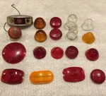 Lot Of 19!! Lamp Lens Marker Amber Red PM134 PM100 GB328 LS322 K-d Doray Stopray. Fixed Price $24.95.
